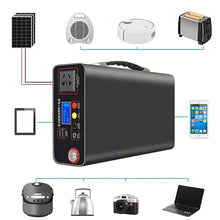 Load image into Gallery viewer, 220V 300W Portable Outdoor Camping Power Bank LED Display Home Emergency Charging Backup Lifepo4 Power System Charging Generator