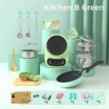 Load image into Gallery viewer, Mini Simulation Kitchen Toys Real Cooking Small Kitchen Pots