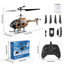 Load image into Gallery viewer, Vatos remote controlled helicopter camouflage 2.4GHz radio indoor RC helicopter toy one click takeoff for boy children adults