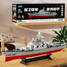 Load image into Gallery viewer, Remote Control Battleship  Large  Electric Simulation Battle Game