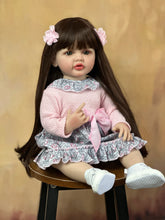 Load image into Gallery viewer, BZDOLL Full Soft Silicone Body Reborn Baby Girl Doll