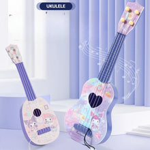 Load image into Gallery viewer, Sanrio Anime Kuromi My Melody Ukulele Guitar Cartoon Mini 4 Strings Kids Kawaii Children Educational Learning Musical Instrument