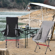 Load image into Gallery viewer, Desert Fox Camping Chair with Armrest Outdoor Folding Chairs with Carry Bag Long Backrest Chair for Fishing Hiking Climbing