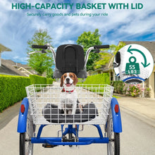 Load image into Gallery viewer, 2024 New Adult Tricycle, 24 & 26 Inch 3 Wheel Bikes, 1 Speed Trike Bike for Adults with Removable Baskets, Cruiser Bike