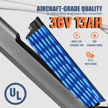 Load image into Gallery viewer, Electric Mountain Bike Removable Built in Battery, 350W(Peak 500W) Brushless Motor, Bicycle with 7 Speed, Max 50 Miles