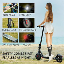 Load image into Gallery viewer, 350W Electric Scooter for Adults 36V 10.5AH Max Speed 19MPH 8.5 Inch Tires Shock Absorption City Commuter Folding E-Scooter