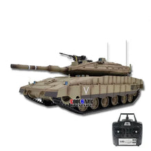 Load image into Gallery viewer, Rc Tank Henglong 3958 Remote Control Simulation Merkava