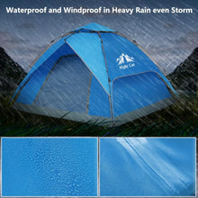 Load image into Gallery viewer, Instant Popup Tents 2-3 Persons with Footprint Tarp Easy Setup Camping Tent with Rainfly Double Layers Waterproof Automatic