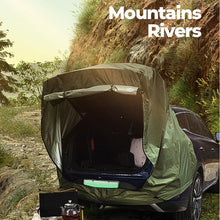 Load image into Gallery viewer, Outdoor Car Rear Tent Camping Picnic Car Rear Tent with Canopy Car Rear Extension Tent Sunshine-Proof Rain-Proof Car Rear Tent