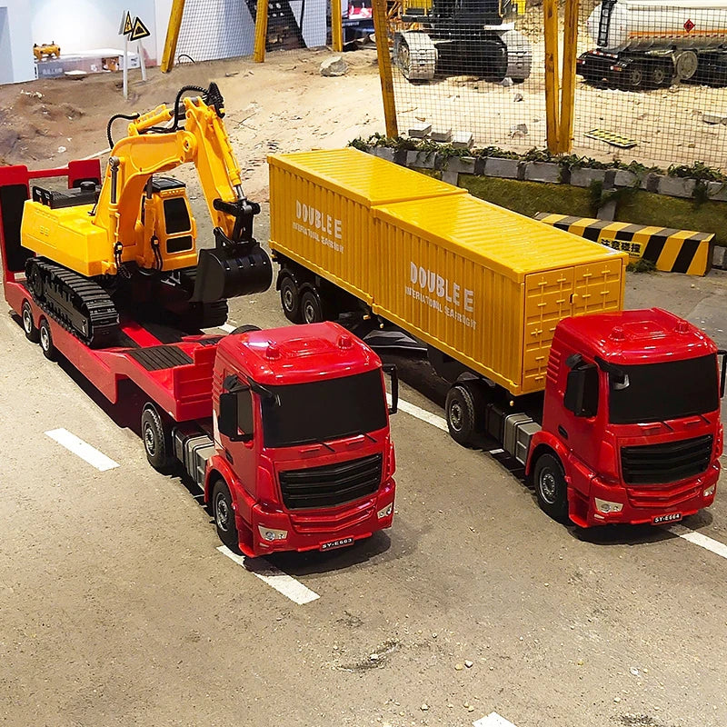 Remote Control Container Truck Radio Controlled Flatbed Kids Toys for ...
