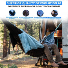 Load image into Gallery viewer, Outdoor hammock, down with integrated sleeping bag, suitable for outdoor camping, hiking, outdoor garden, hammock