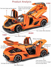 Load image into Gallery viewer, Alloy RC Car Model Simulation Sound And Light Pull-Back Toy