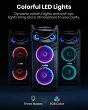 Load image into Gallery viewer, Karaoke Machine, Double 10" Woofer PA System for Party,