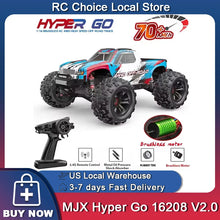 Load image into Gallery viewer, MJX 16208 V2.0 1/16 Rc Cars 4WD Off-Road Racing Truck Brushless 2.4g RC Cars