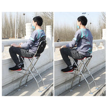 Load image into Gallery viewer, Portable Folding Chair for Camping Fishing Chair, Outdoor Ultra-light Stainless Steel, Multifunctional, Liftable, Beach Relaxing