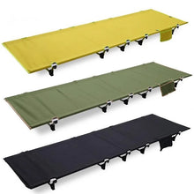 Load image into Gallery viewer, Single Camping Bed Outdoor Portable Camping Cot Aluminum Alloy Ultralight Tent Bed Hiking Backpacking Bed Marching Simple Bed