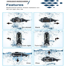 Load image into Gallery viewer, Rc Submarine Boat Underwater Simulation Rechargeable Electric Toys
