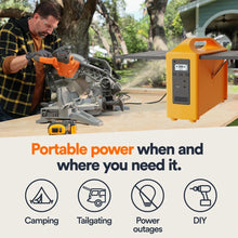 Load image into Gallery viewer, 100W Portable Power Station 110V 220V Solar Generator UPS Mobile Power Station Power Bank 24000mAh With Solar Panel For Camping