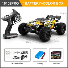 Load image into Gallery viewer, High Speed RC Car 4WD Off Road Vehicle 70KM/H Brushless Motor Professional Drift Truck for Kids Remote Control Car Toys