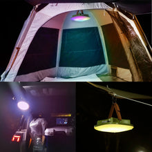 Load image into Gallery viewer, MOSLIGHTING Tuya RGB Camping Lantern Portable Flashlight Rechargeable Outdoor Lamp Party Bluetooth Music Sync Atmosphere Light