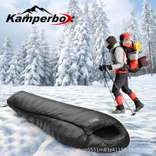 Load image into Gallery viewer, Ultralight Trekking Sleeping Bag Down Blanket Thermal for Cold Us Military Compression Winter Camping Waterproof Goose Warm
