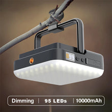 Load image into Gallery viewer, 10000mAh Rechargeable Camping Lantern Portable Outdoor Camp Light Magnet Emergency Light Hanging Tent Bulb Powerful Work Lamp