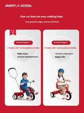 Load image into Gallery viewer, Radio Flyer Children 3-IN-1 Tricycle 2-5 Years Old Bicycle Roller Baby Bicycle Free Inflatable Trolley for Kids Birthday Gifts