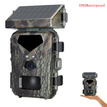 Load image into Gallery viewer, Solar Powered Night Vision Trail Camera 50MP 4K Hunting Cameras 0.3s Trigger Time Trail Camera for Wildlife Monitoring Hunting