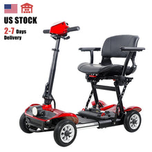 Load image into Gallery viewer, China Collapsible Seniors 4 wheel Handicapped Foldable Medical Scooter Stable Folding Elderly Mobility Scooter For Disabled