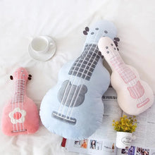 Load image into Gallery viewer, 37/60cm Soft PP Cotton Stuffed Guitar Plush Toys Musical Instruments Cushions Creative Dolls Sleeping Pillows Free Shipping