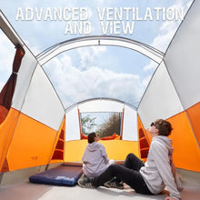 Load image into Gallery viewer, 8 Person Family Camping Tent with Screen Porch, Portable Water Resistant Windproof Cabin Tent with Rainfly, for Family Camping