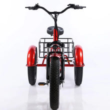 Load image into Gallery viewer, New Electric Tricycle Adult 500W48V20AH Removable Battery 26" Fat Tire Cargo Ebike Large Storage Basket Max Load 150KG Elderly