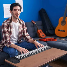 Load image into Gallery viewer, Roll Up Piano For Kids Educational Electronic Music Keyboard 49 Keys Sensitive Travel Piano Keyboard Portable Educational