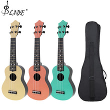 Load image into Gallery viewer, 21 Inch Ukulele Colorful Acoustic 4 Strings Soprano Hawaii Small Guitar Kids Instrument Toy For Children Music Beginner