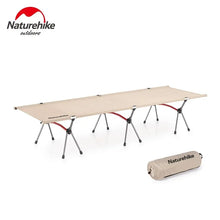 Load image into Gallery viewer, Naturehike Camping Cots Compact Ultralight Camping Bed Outdoor Beach Travel Tent Sleeping Fishing Cots Portable Folding Bed