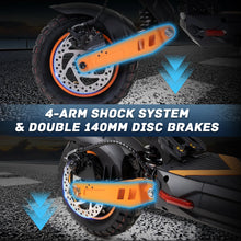 Load image into Gallery viewer, G2 Max 1000W Adults Electric Scooter 48V 20AH 55km/h Max Speed 10'' Off Road Tire Kick Scooter Powerful Foldable Adult E Scooter