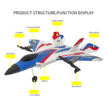 Load image into Gallery viewer, RC Plane F22 Stunts Plane 2.4G Radio Control Glider Remote Control 3D Plane Glider Airplane EPP Foam Boys Toys for Children