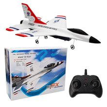 Load image into Gallery viewer, New Fx623/F16 RC Airplane Two Channel 2.4G Fighter Fixed Wing Foam Aircraft Model Glider Remote Control Aircraft Children Toy