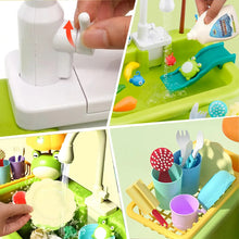 Load image into Gallery viewer, Kids Kitchen Sink Toys Simulation Electric Dishwasher
