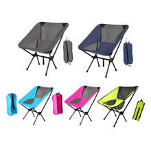 Load image into Gallery viewer, Folding Camping Chair Fishing Seat for Outdoor Hiking Backpacking BBQ Pinici 110kg