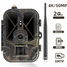 Load image into Gallery viewer, 2G SMS SMTP Long Standby Time LI Battery Trail Camera Photo Traps Cellular Mobile Hunting Wildlife Wireless Surveillance Cams