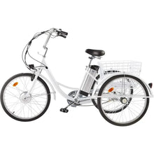 Load image into Gallery viewer, Electric Tricycle for Adults,with Basket, 36V Removable Battery, 250W Brushless Motor, 3 Wheel Electric Bicycle Adults