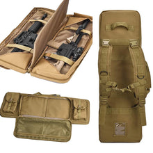 Load image into Gallery viewer, WINCENT Tactical Double Long Rifle Gun Case Bag Rifle Backpack Soft Firearm Transportation Carbine Case Lockable 35"42"46"inch