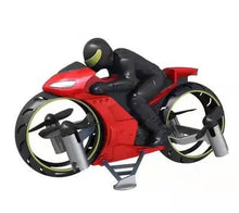 Load image into Gallery viewer, Remote Control Children's motorcycle toys Stunt Motorcycle Drone Land And Air Dual Mode RC Motorcycle Quadcopter Rechargeable