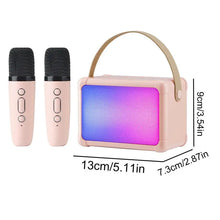 Load image into Gallery viewer, Karaoke Machine Handheld Speaker Wireless Portable Karaoke Speaker With Microphone Wireless Speaker For Kids Toddler Home Party