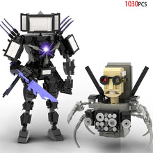 Load image into Gallery viewer, Moc Skibidi Toilet Action Figures Model builing Blocks Camerman