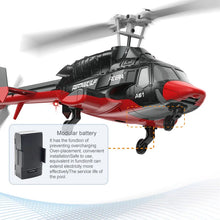 Load image into Gallery viewer, A61 RC Helicopter 2.4G 6-Aixs Gyroscope 4CH Altitude Hold Optical Flow Brushless Remote Control Helicopter Toys for Kid Adult