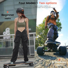 Load image into Gallery viewer, MEEPO V5 Electric Skateboard with Remote, Top Speed of 29 Mph, Smooth Braking, Easy Carry Handle Design,
