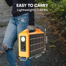 Load image into Gallery viewer, 100W Portable Power Station 110V 220V Solar Generator UPS Mobile Power Station Power Bank 24000mAh With Solar Panel For Camping