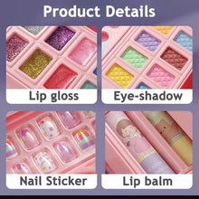 Load image into Gallery viewer, Play Pink Unicorn Princess Washable Safe Makeup Kid Toy Gift